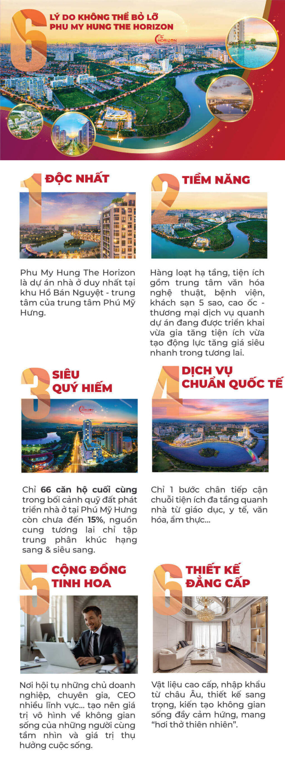 6 lý do không thể bỏ lỡ căn hộ hạng sang The Horizon Phu My Hung